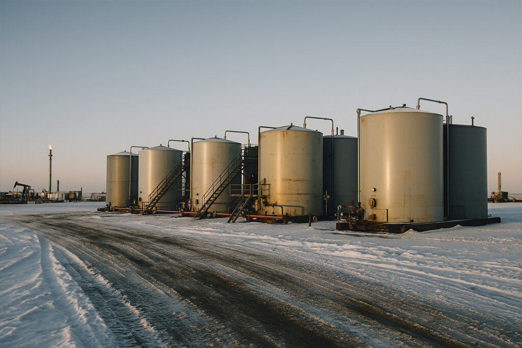 oilfield-tanks-alberta-winter-site-benoit-rentals